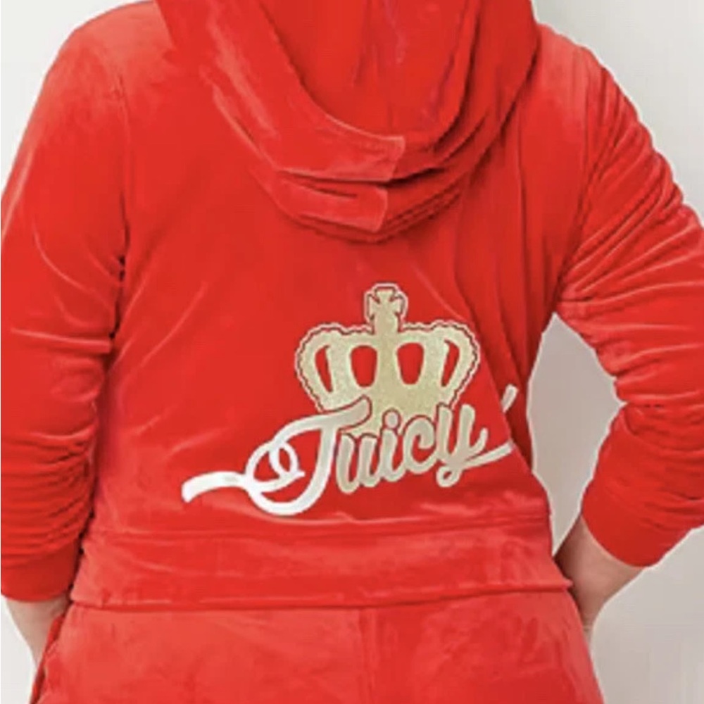 Juicy Couture Scarlet Velour tracksuit plus size 2X
